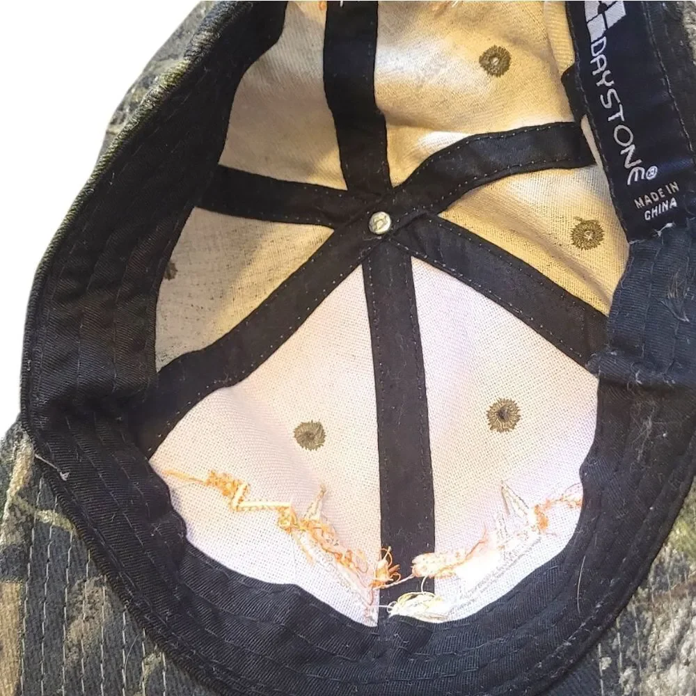 Fusion Men's Camo Embroidered Logo Daystone Baseball Hat OS